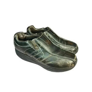 Skechers Men's Size 12 Shape-Ups Rocker Toning Shoe 66501 Strider Brown Leather